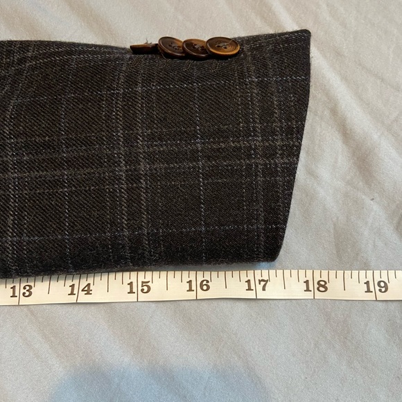 Matinique Men’s Blazer Grey Check 36R Denmark Danish European - Picture 5 of 8